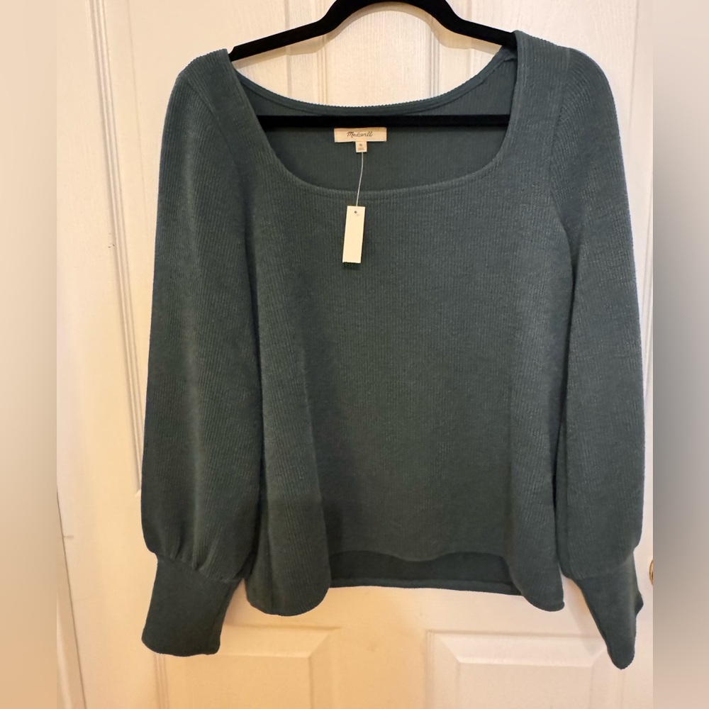 Madewell Square neck sweater top